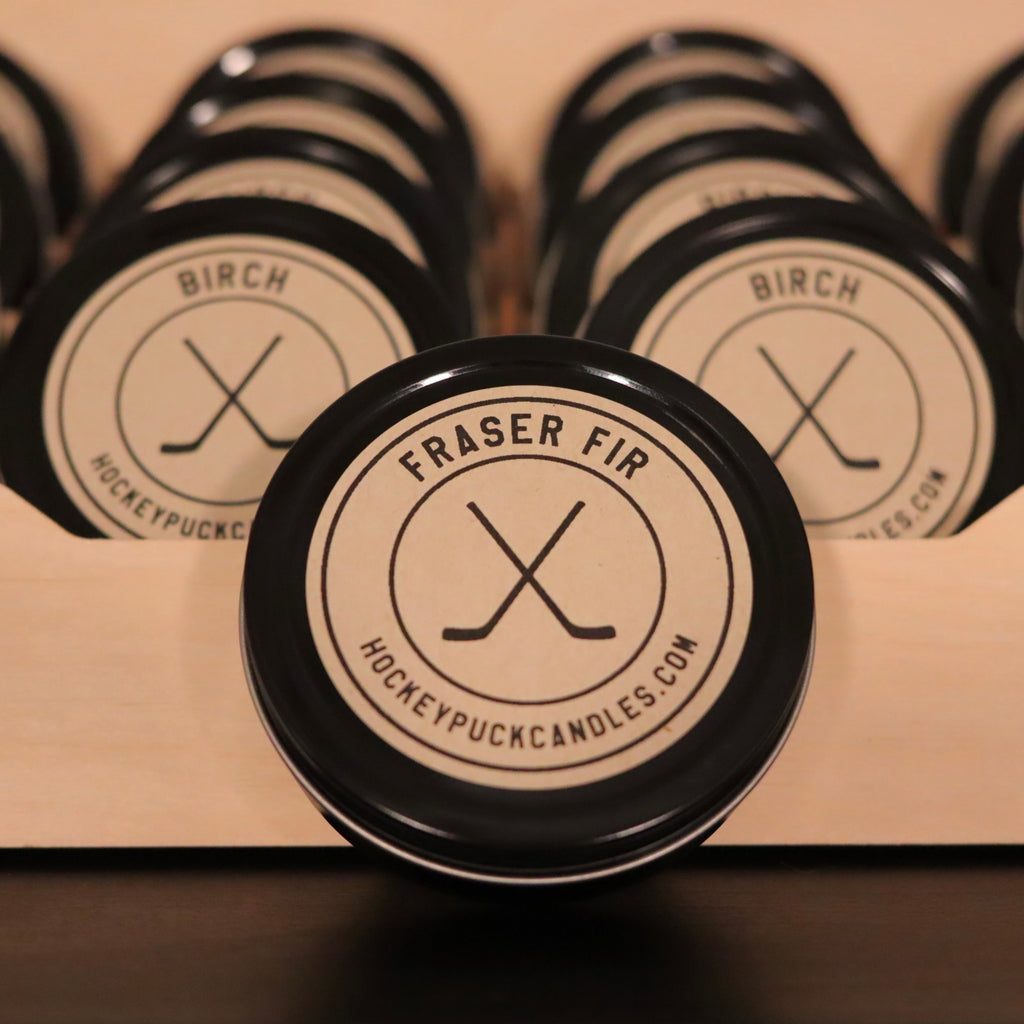 Hockey Puck Candle | 3 oz Candle | Soy Wax | Vandal Candle Co.